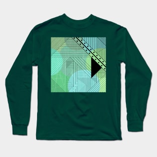 triangle lines Long Sleeve T-Shirt